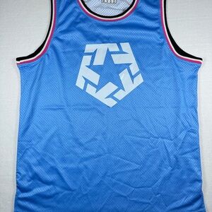 Dehaner Pullover Jersey Tank Top Size XL Blue With Tribalal Logo